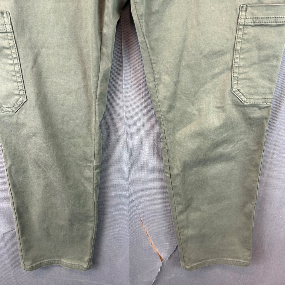 Banana Republic Women's Size 8P Green Sloan Fit Skinny Ankle Pants Cargo Pockets - Picture 5 of 12